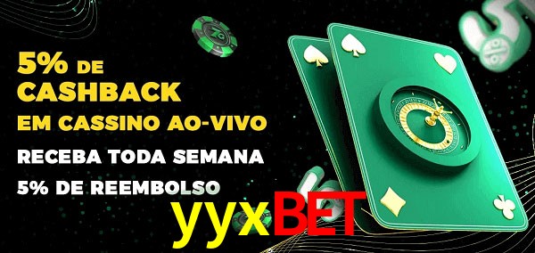 Promoções do cassino ao Vivo yyxbet